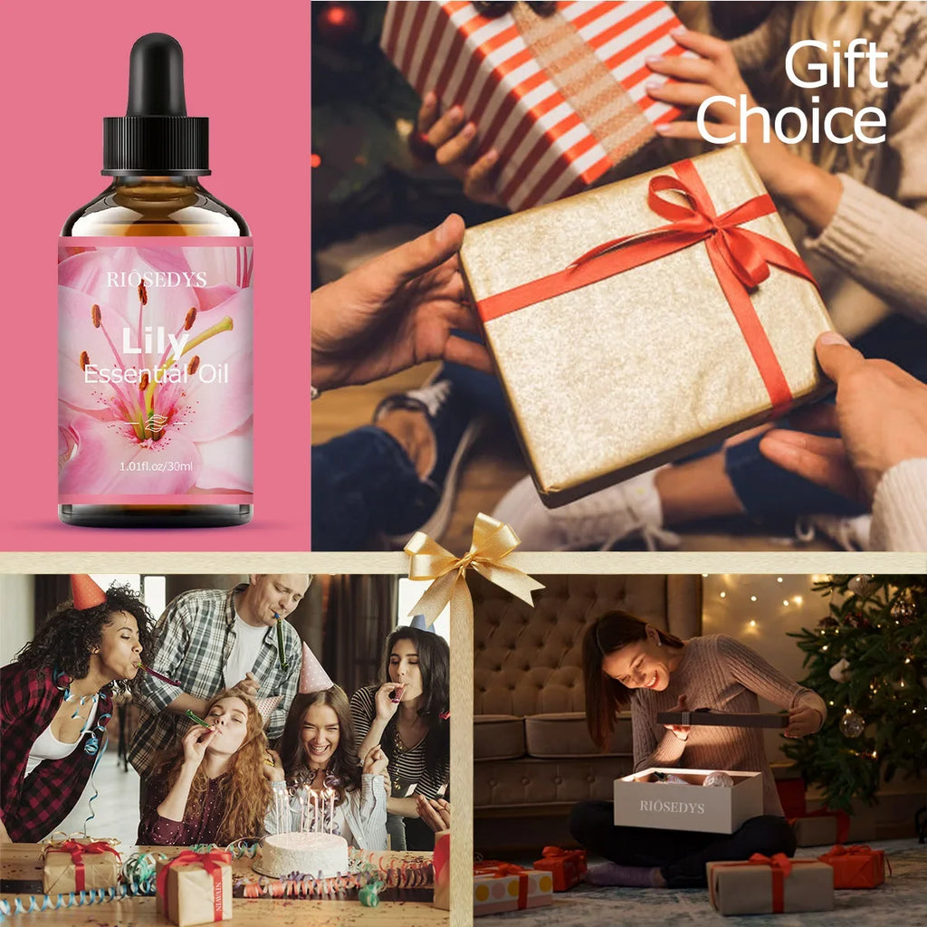 RIÔSEDYS Lily Essential Oil – Aromatherapy & Massage Oil
