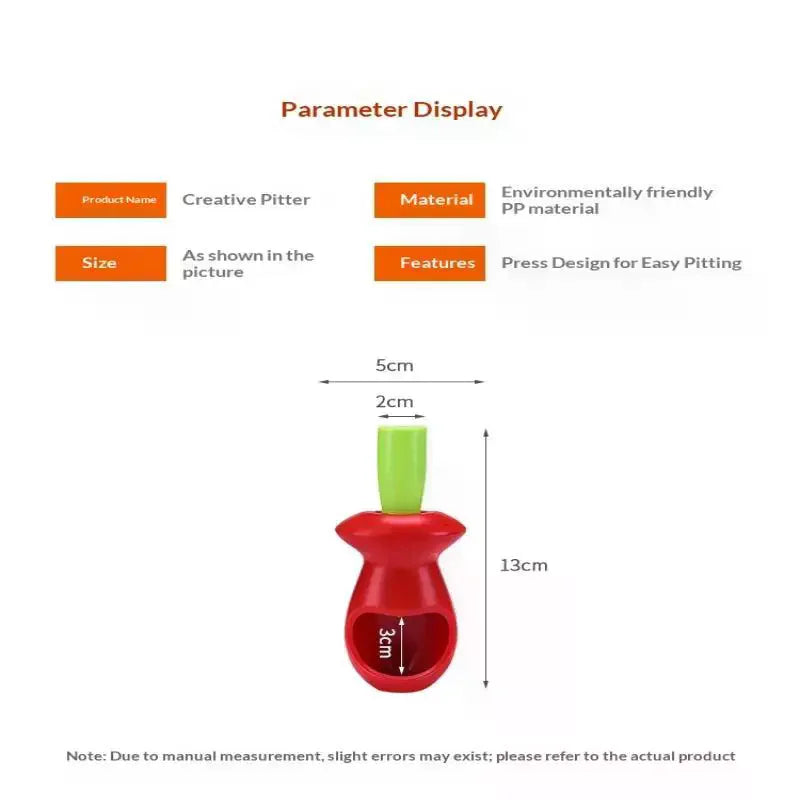 Cherry Pitter – BPA-Free Pit Remover for Baking & Jam Making