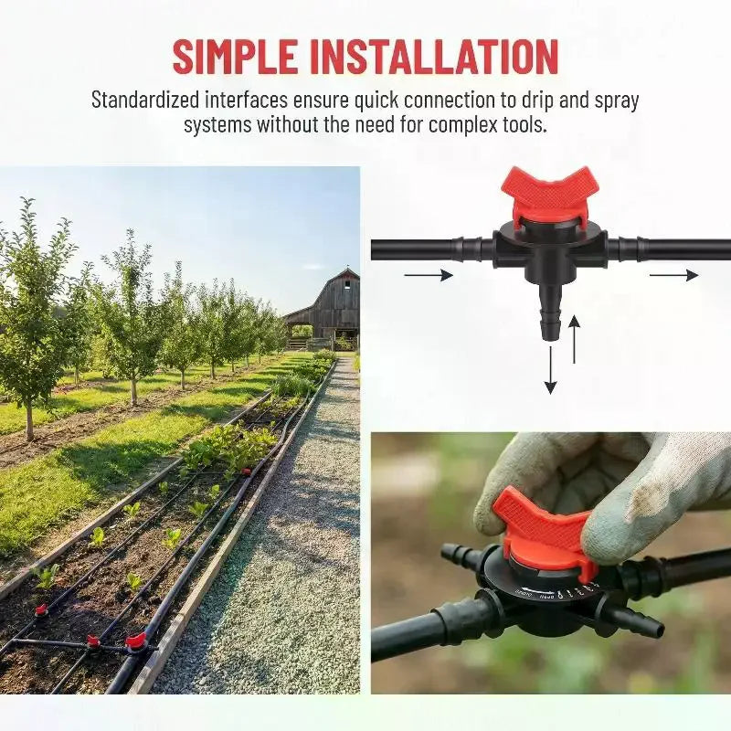 Automatic Drip Irrigation System with Fertilizer Injector Valve