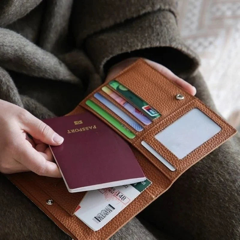 RFID Passport Holder Travel Wallet – ID & Card Protective Cover