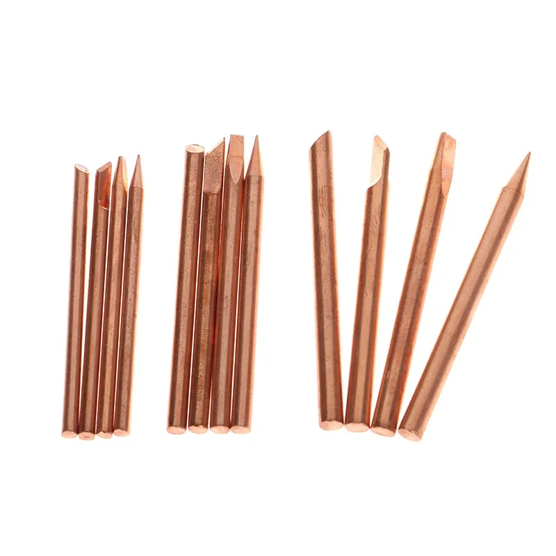 4-Pack Copper Solder Iron Tips B C D K – 30W 40W 60W