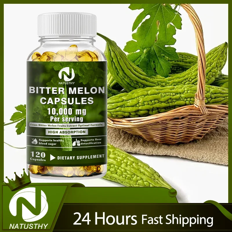 Bitter Melon Capsules 25:1 Extract | 120 Veggie Caps 10,000mg