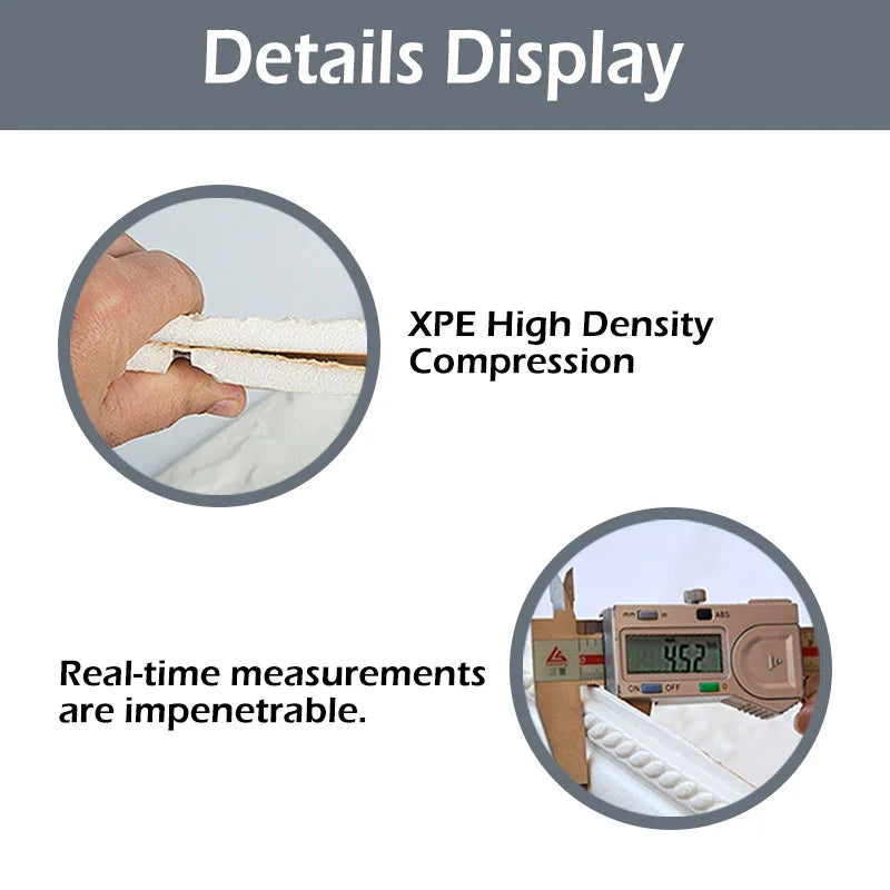 3D Peel & Stick Wall Panels – Waterproof XPE Foam Tiles 35×35cm