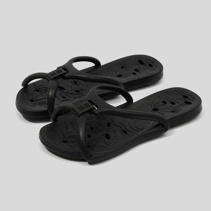 JPNTKY Men's Foldable Travel Slippers – Lightweight EVA Slides