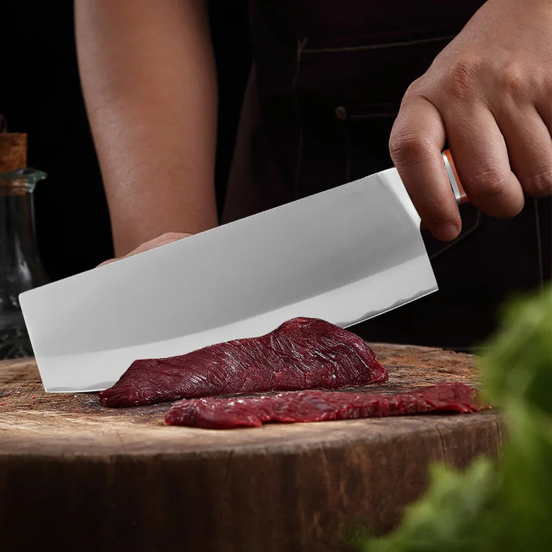InLeung Japanese Chef Knife – Stainless Steel Kitchen Cleaver