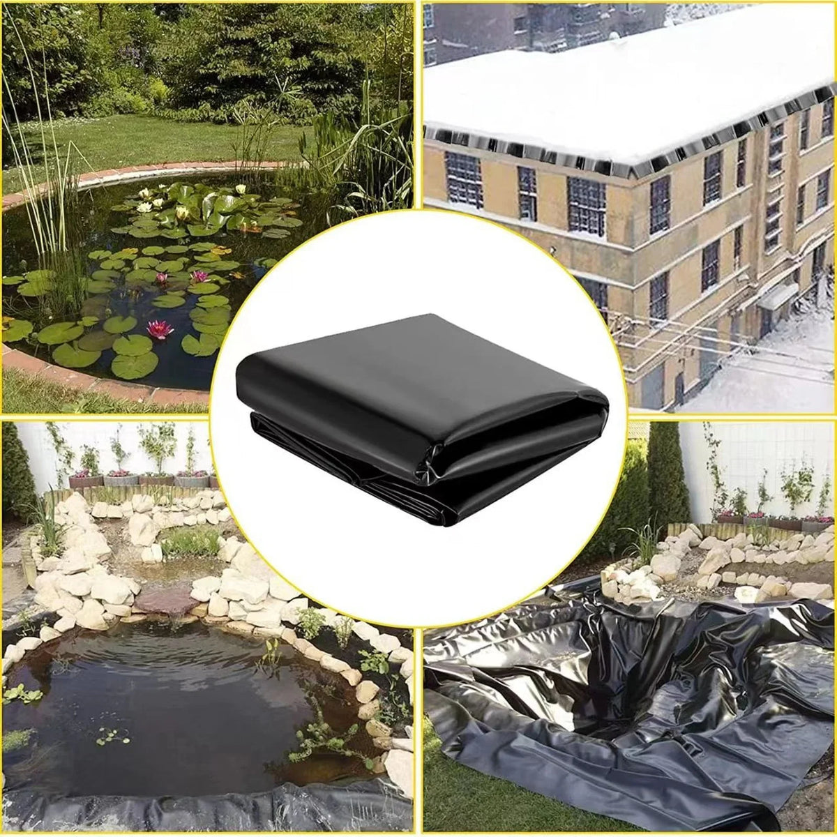 HDPE Fish Pond Liner – Waterproof Flexible Pool Membrane