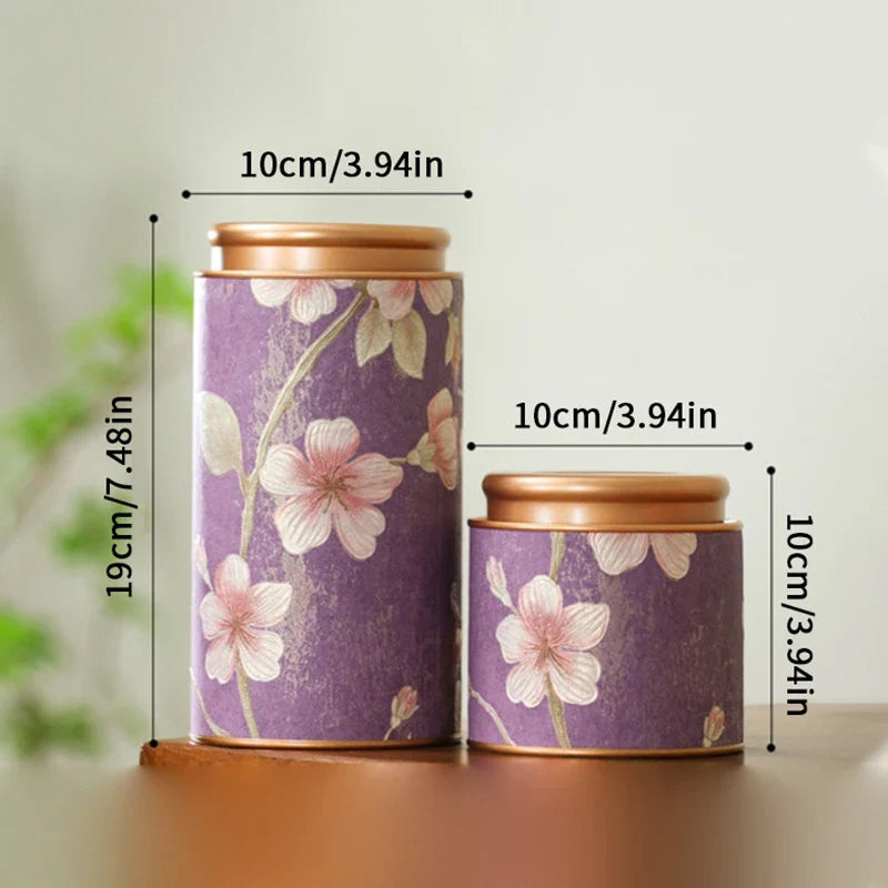 Tinplate Tea Tin Can – Airtight Sealed Storage Canister