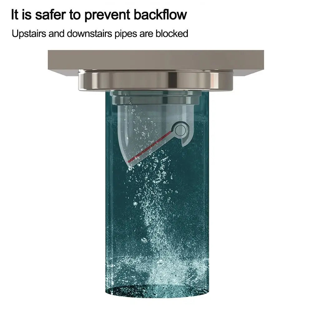 Bathroom Accessories Insect Prevention Shower Drainer One Way Valve