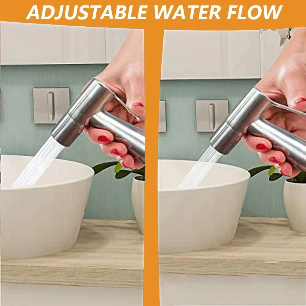 Handheld Bidet Sprayer Set – Stainless Steel Toilet Sprayer Kit