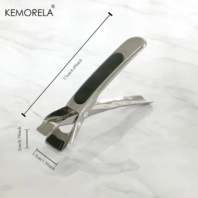 Stainless Steel Bowl Gripper Clip – Anti-Scald Kitchen Tool