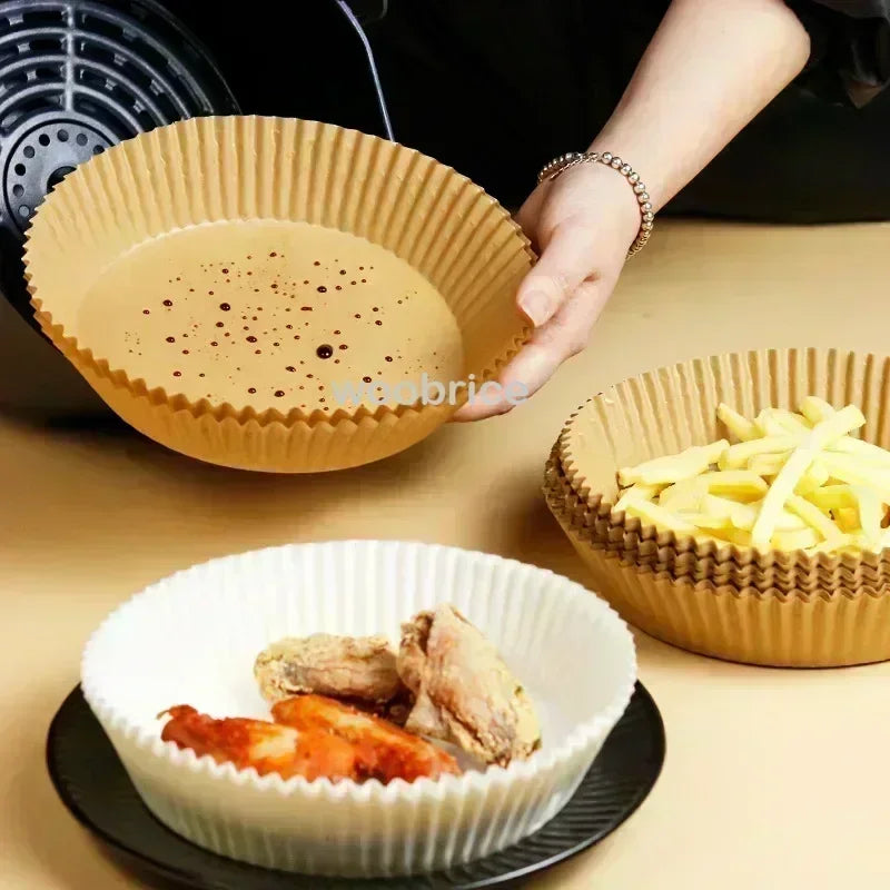 Disposable Air Fryer Parchment Liners | Non-Stick Baking Paper