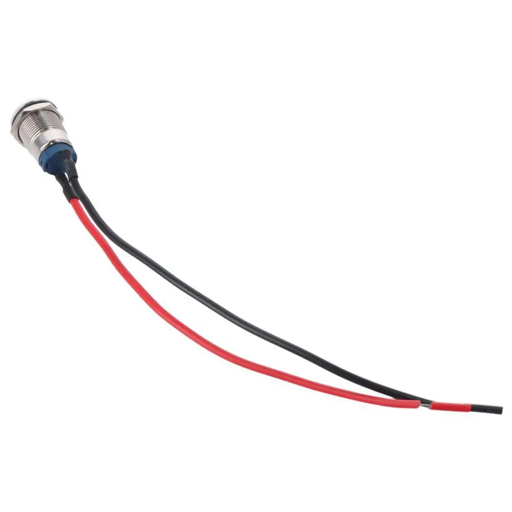 12mm Waterproof Latching Push Button Switch – Stainless Steel