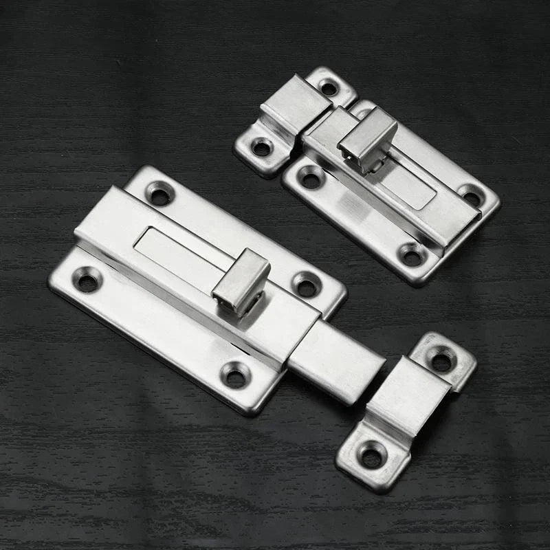 Self-elastic Latch Security Bolt Anti-theft Spring Latches Stainless