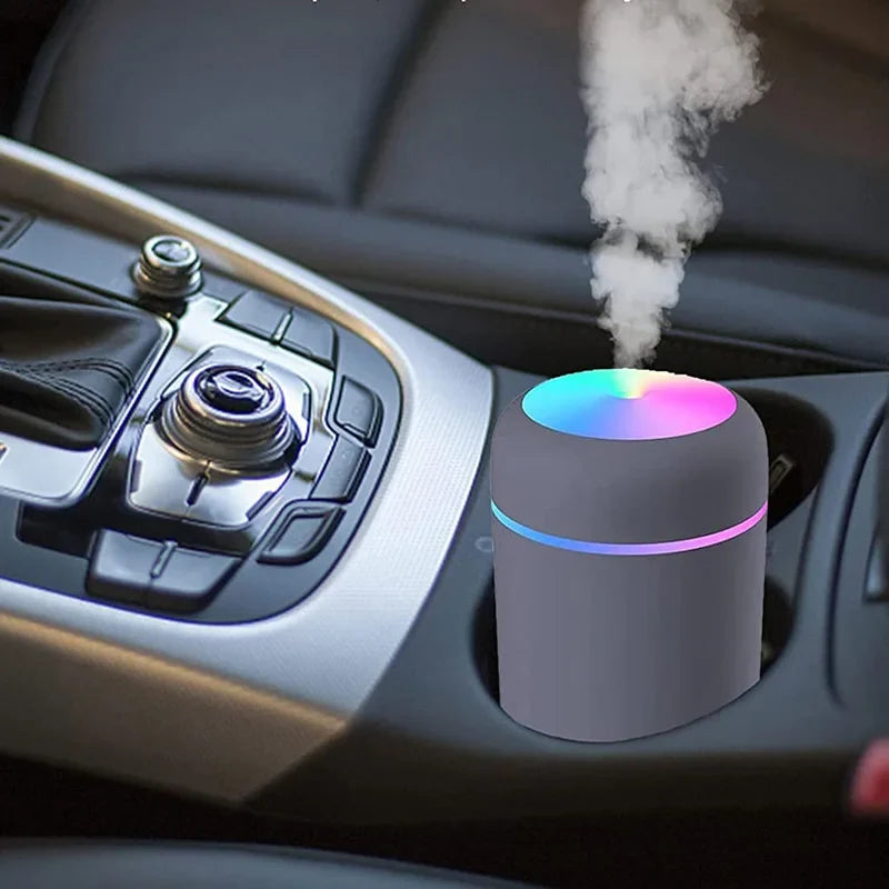 Portable Mini LED Humidifier & Essential Oil Diffuser USB
