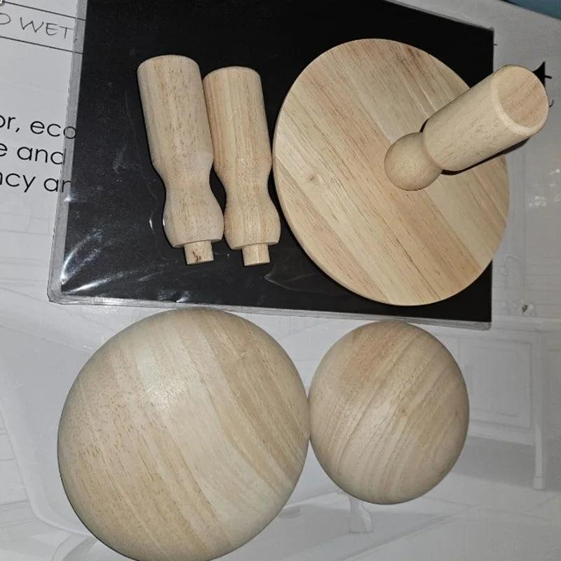 Wood Pottery Molds 4.5–6.5 in | DIY Bowl Plate Slump Press Mold