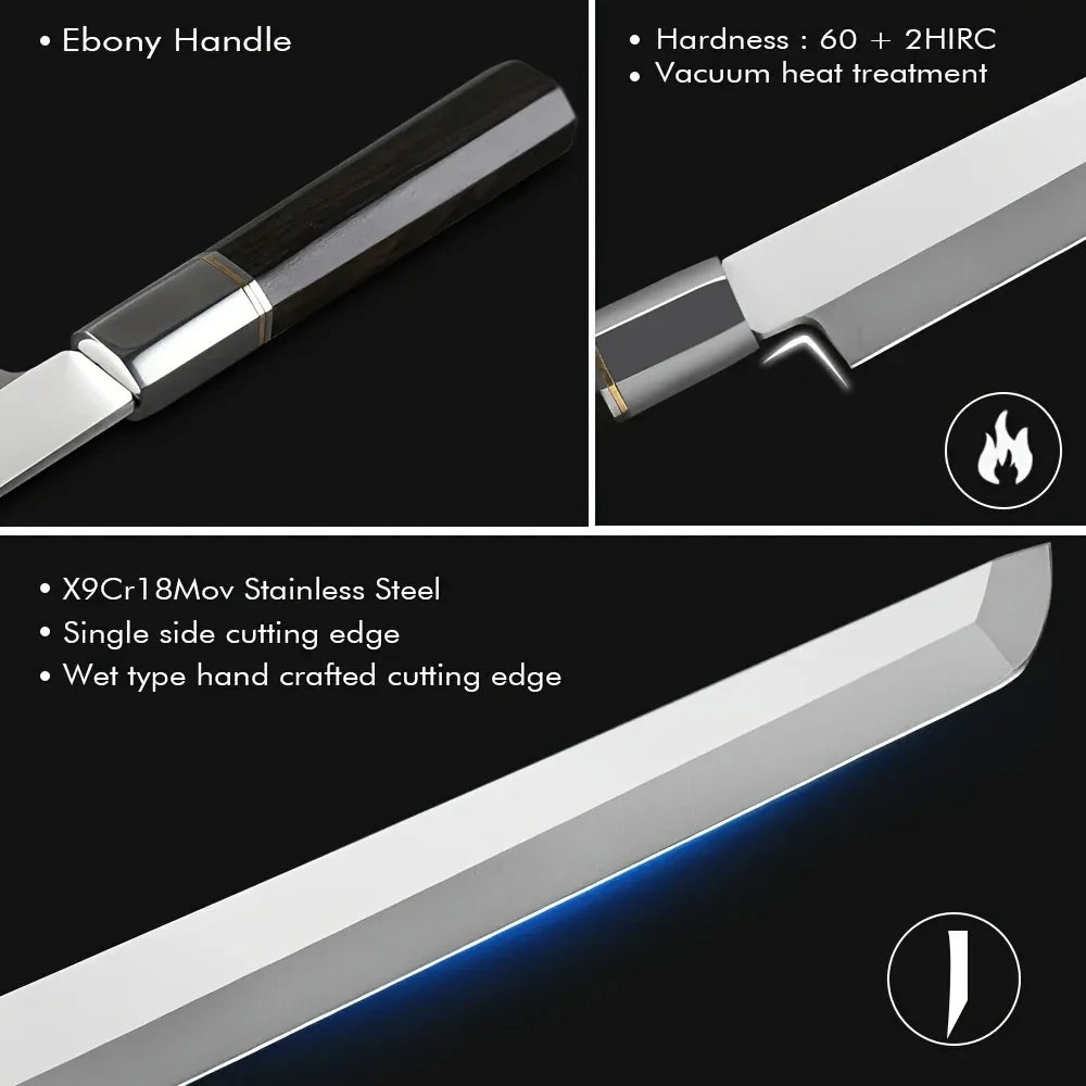 High Carbon Japanese Sashimi Knife – Sushi & Salmon Slicer