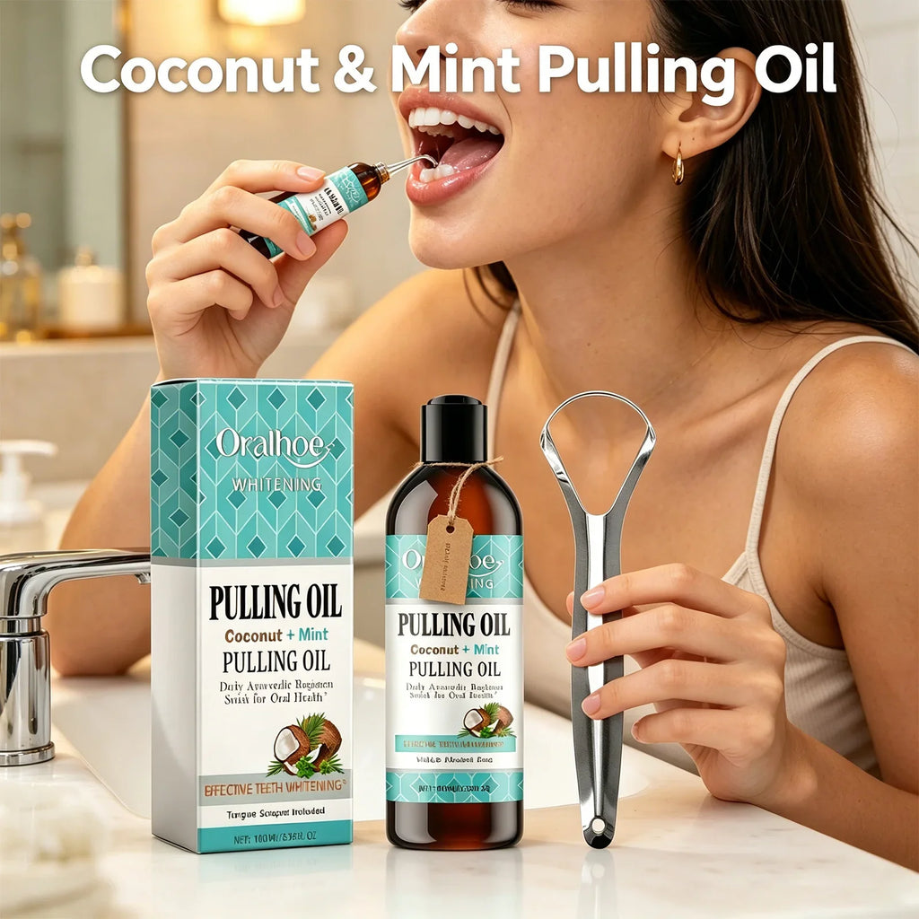 Coconut Mint Oil Pulling Mouthwash 100ml – Alcohol-Free Oral Care