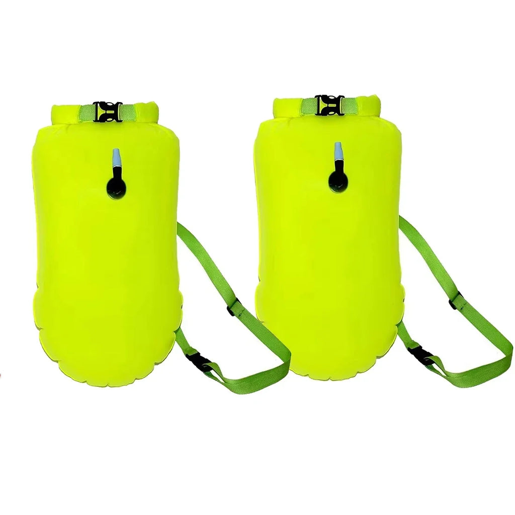 Open Water Swim Buoy Float | Dry Bag & Adjustable Waist Belt