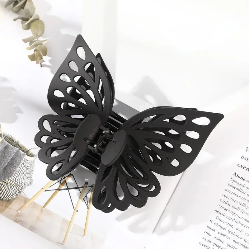 Large Hollow Butterfly Hair Claw Clip – Korean Fairy Style