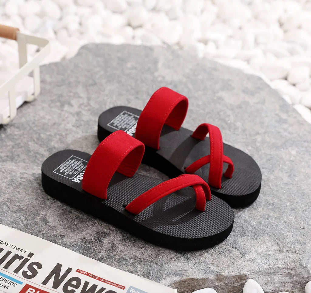 Women's Lightweight Summer Flip-Flop Slippers | Non-Slip Flat
