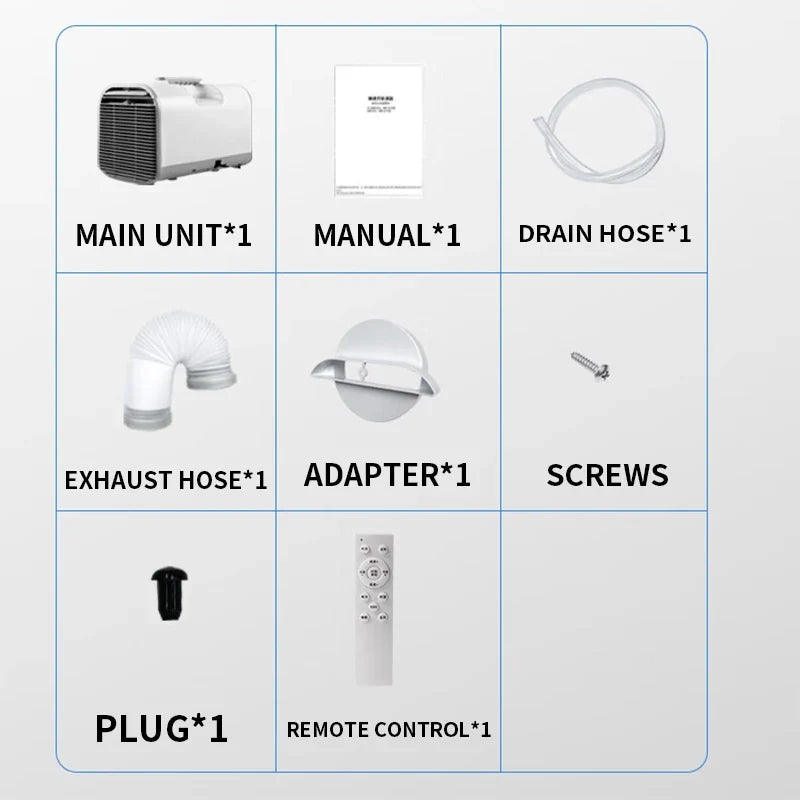LZHZXY Portable Mini Air Conditioner | Cooling & Dehumidifier