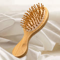Natural Bamboo Air Cushion Hair Brush – Anti-Static Detangler