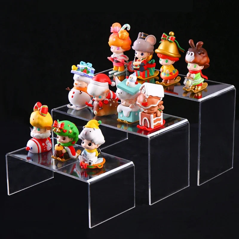 Acrylic U-Shaped Ladder Display Stand Set – 3pc & 5pc