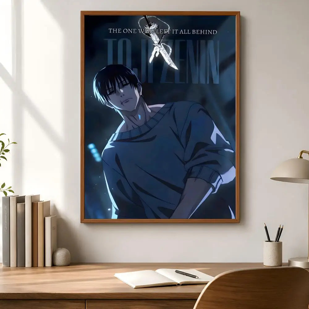Fushiguro Toji Anime Wall Poster – Self-Adhesive HD Art Print