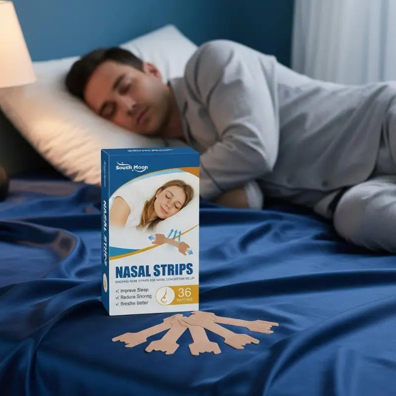 36-Pack Overnight Nose Patches – Lavender & Eucalyptus Sleep Strips