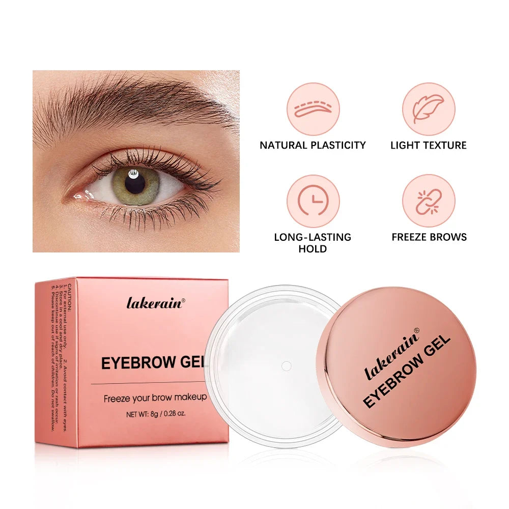 3D Waterproof Eyebrow Styling Gel Cream & Brush | Wild Brow