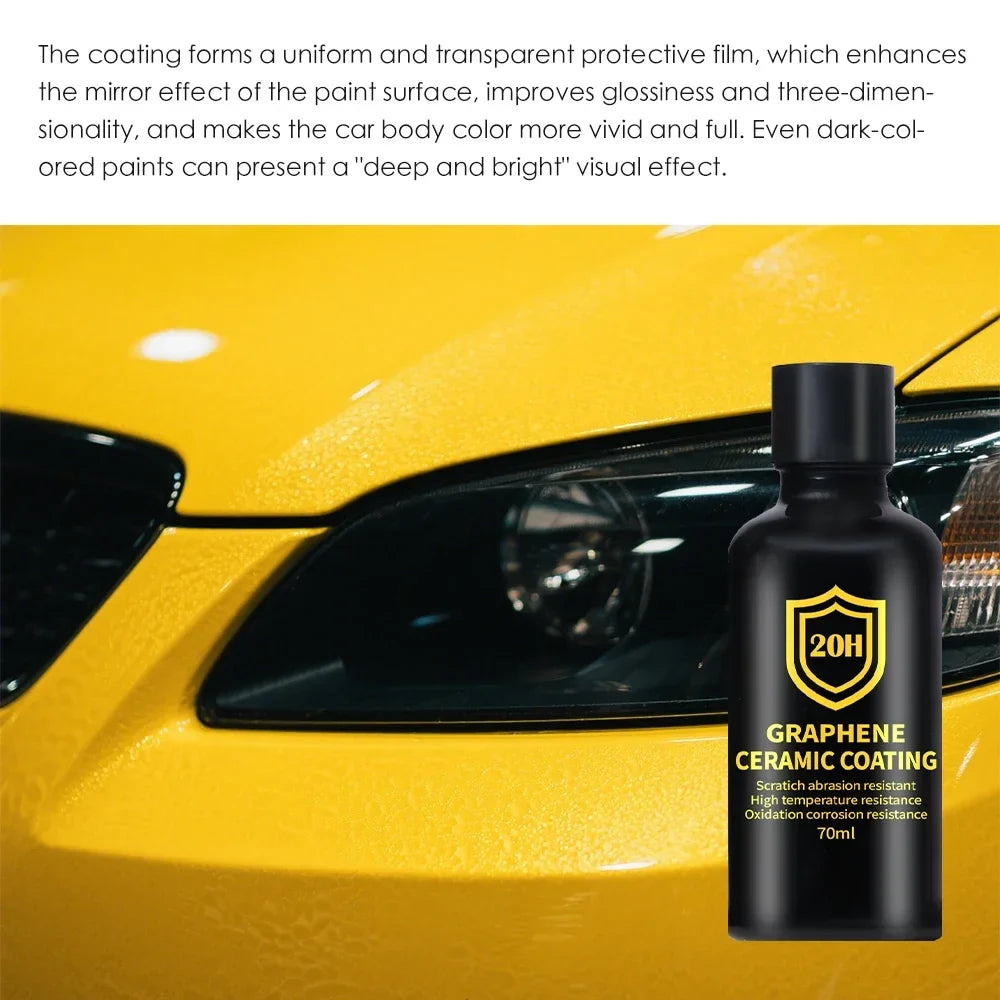 Graphene Ceramic Coating 20H Self Healing UV Track Technology Car