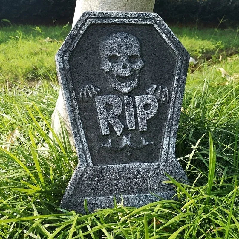 Foam Halloween Tombstone Decoration – RIP Yard & Party Prop