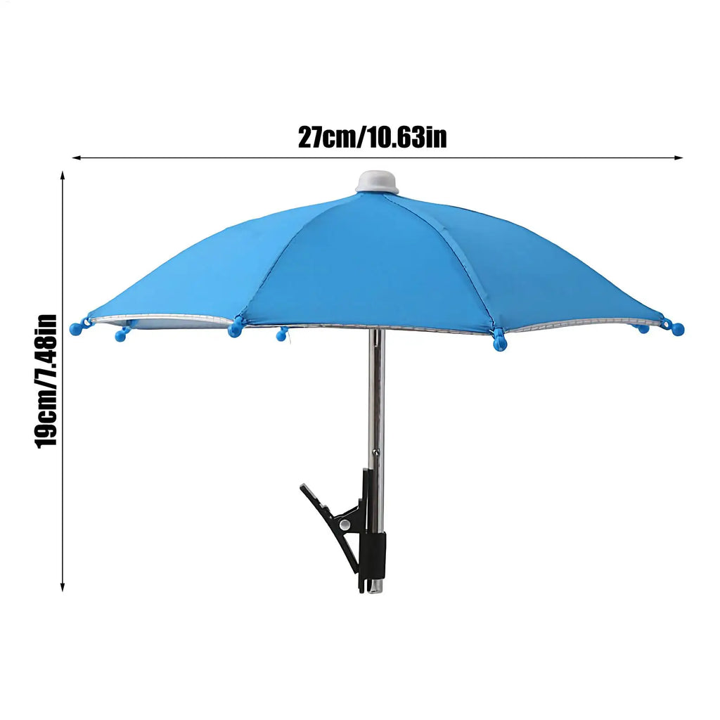 Mini Clip-On Phone Umbrella Sunshade | Outdoor Screen Shade