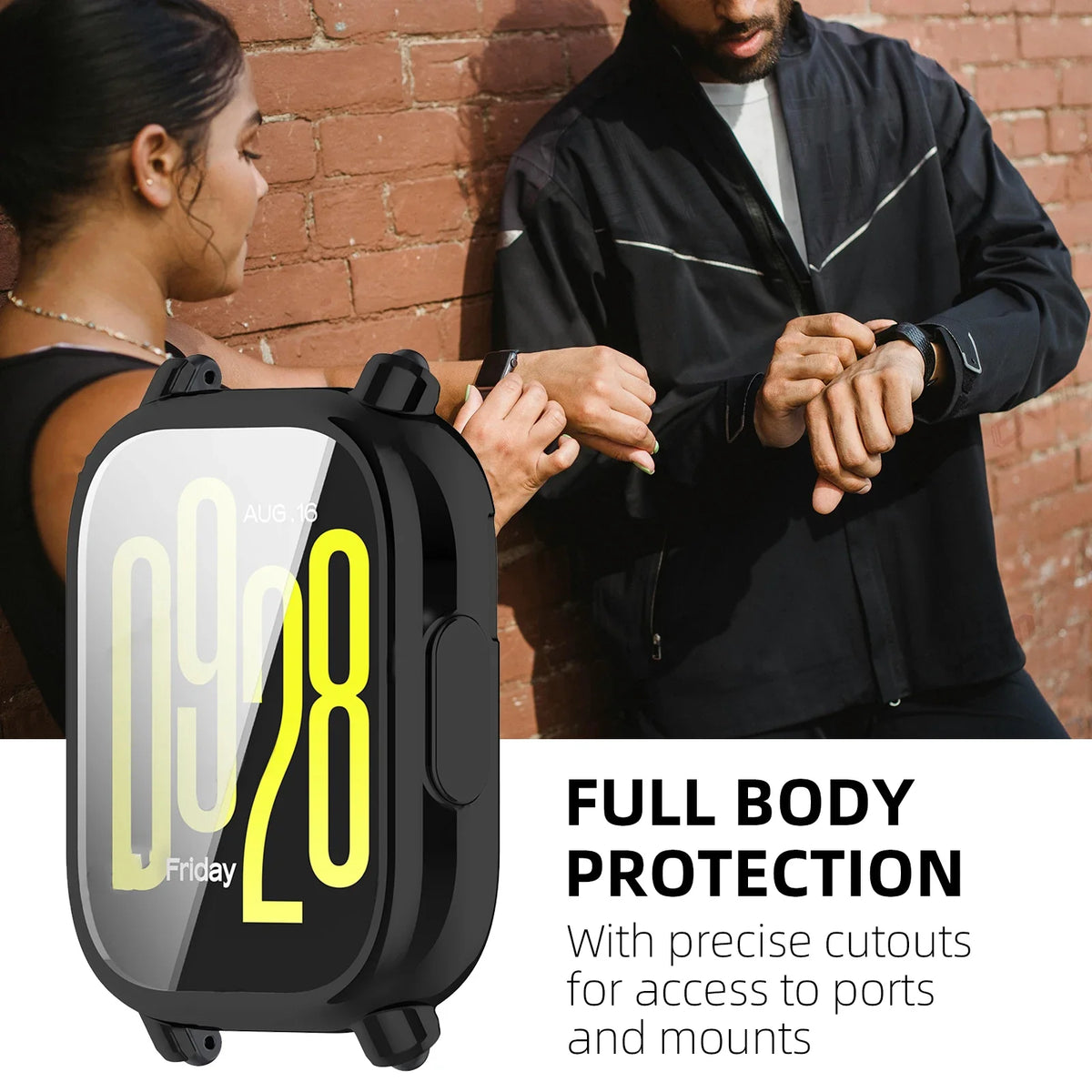 TPU Case Cover for Redmi Watch 5 Active – Protective Bumper
