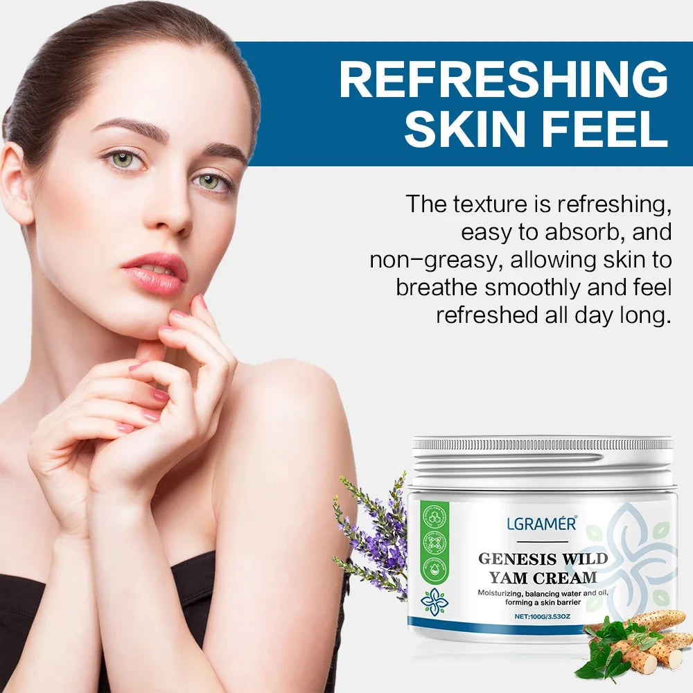 Wild Yam Root Cream – Hormonal Balance & Skin Moisturizer