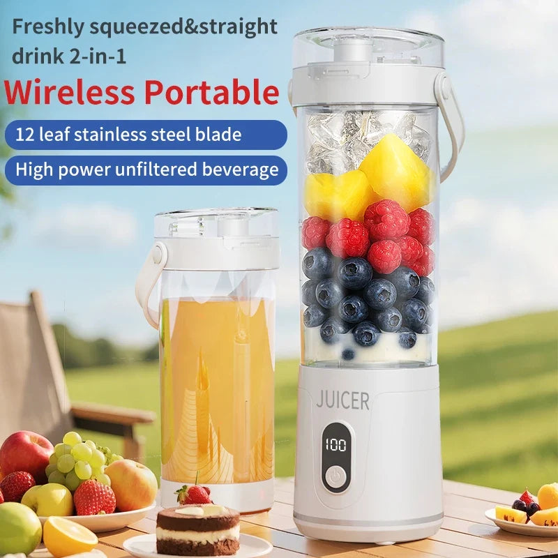 BALASHOV Portable Mini Blender – Rechargeable Fruit Juicer