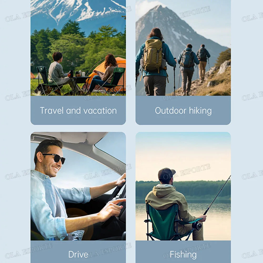Smart Glasses Bluetooth Anti Blue Photochromic Listen Music Calls