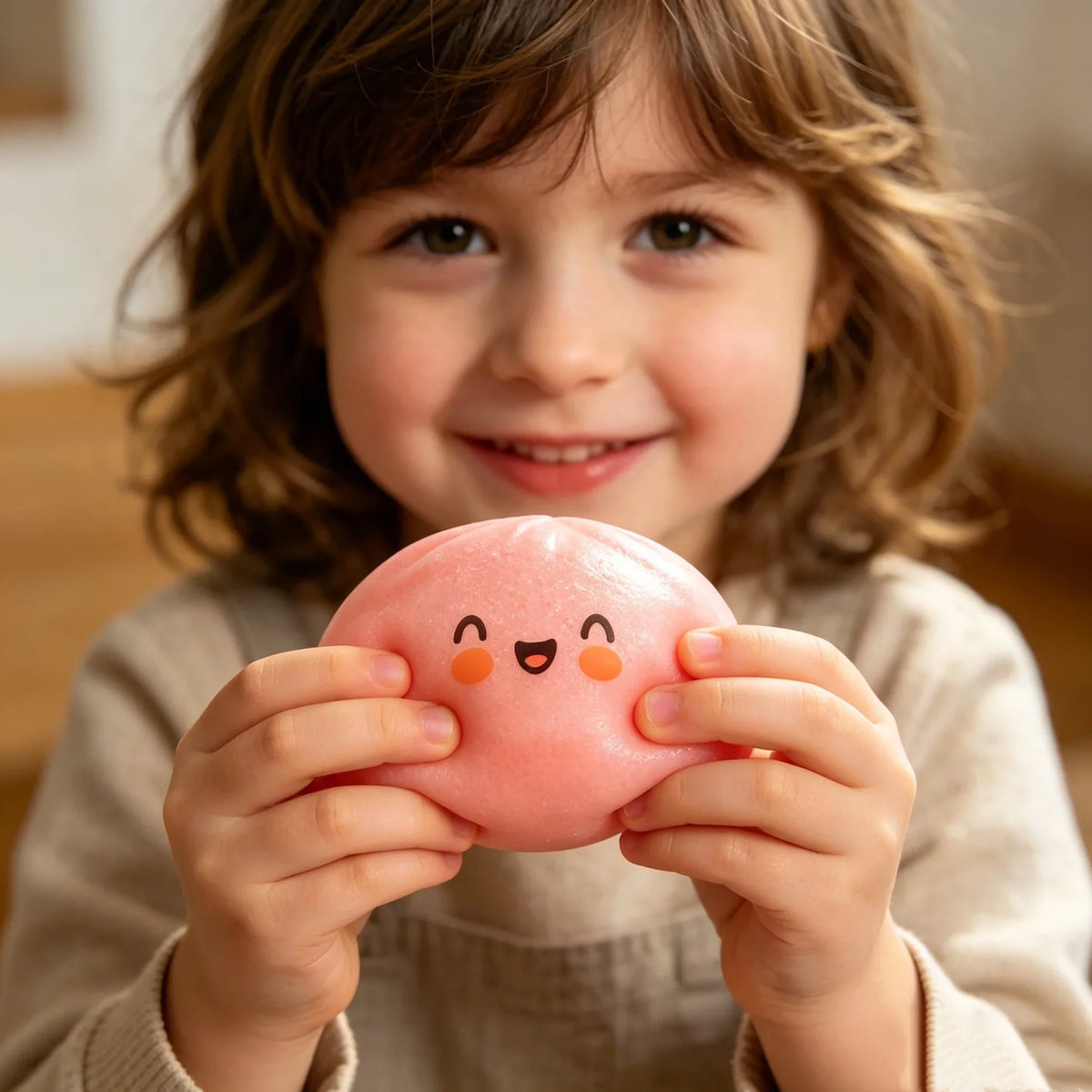 Bread Shaped Squeeze Stress Ball – Fidget Toy Gift for All Ages