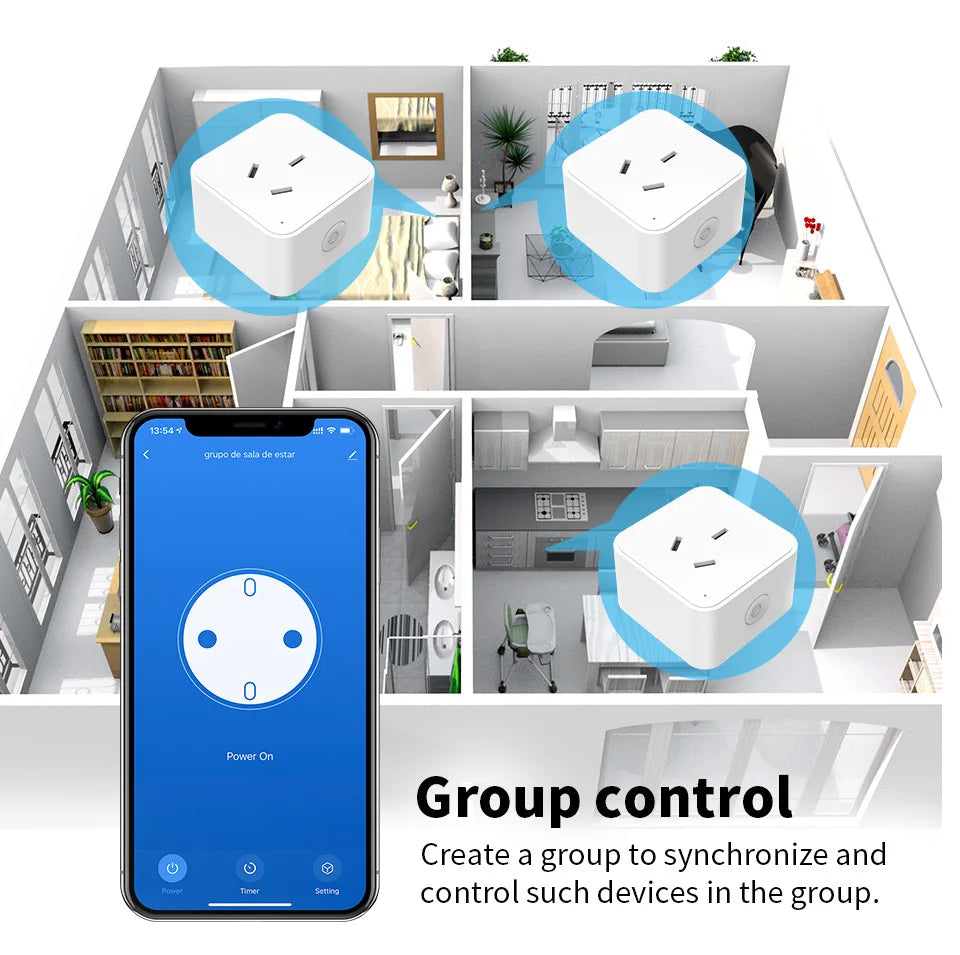 WiFi Smart Power Strip AU Plug | Alexa & Remote Control