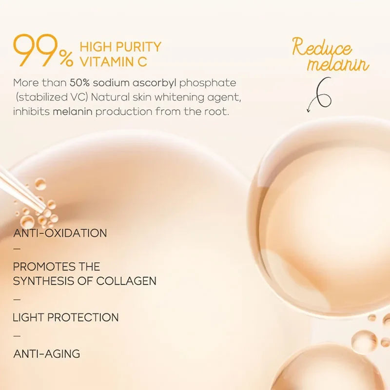 LAIKOU Vitamin C Face Cream Set – 5-Piece Korean Skincare Kit