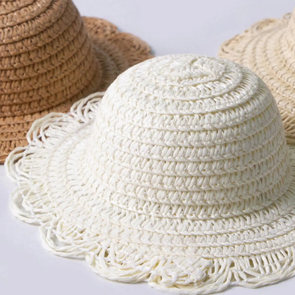 Adjustable Pet Straw Hat for Small Dogs & Cats | Sun Cap