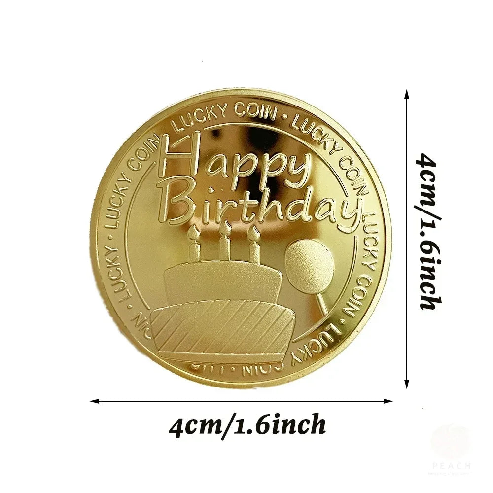 Commemorative Medal Lucky Coin | Birthday & Festival Gift