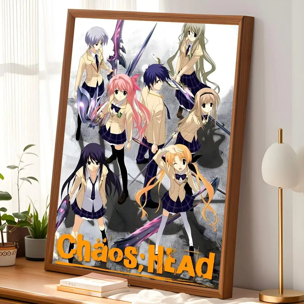 Chaos;Head Anime Self-Stick HD Wall Poster – Waterproof