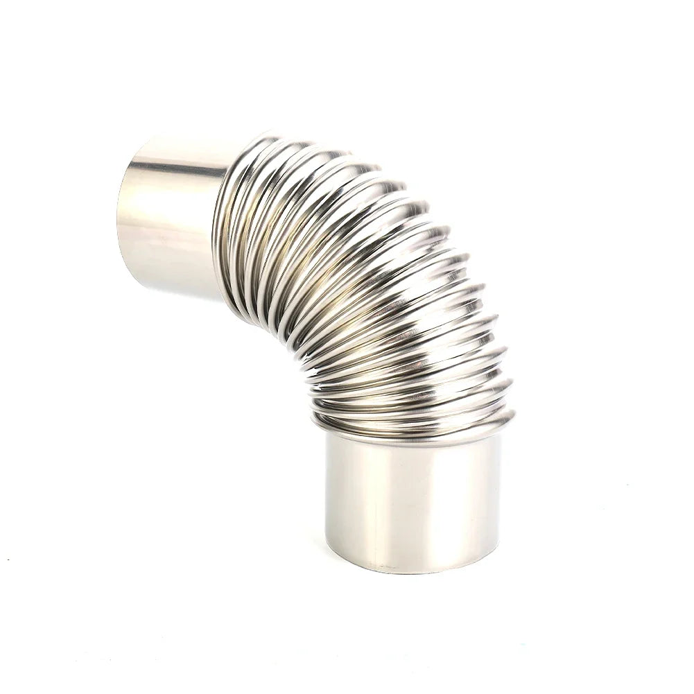 60 70 Stainless Steel 90 Elbow Chimney Liner Bend Multi-flue Stove