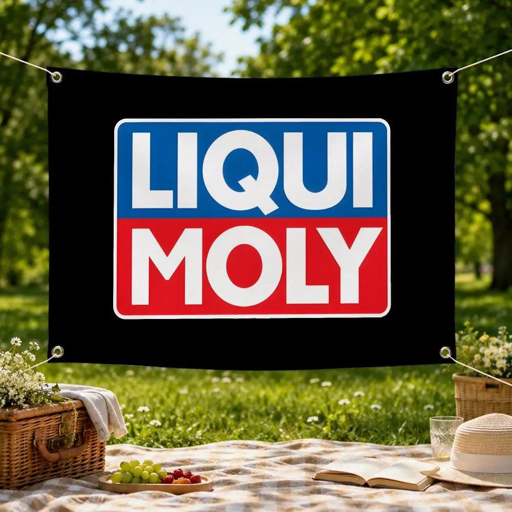 Liqui Moly Automotive Flag Banner – Wall Decor Indoor & Outdoor