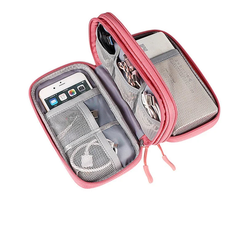 Double-Layer Digital Accessories Storage Bag | Large Capacity