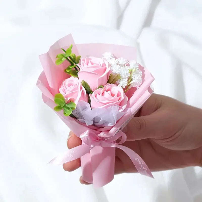 1 Mini Rose Bouquet Good Wishes Valentine's Day Mother's Teacher's