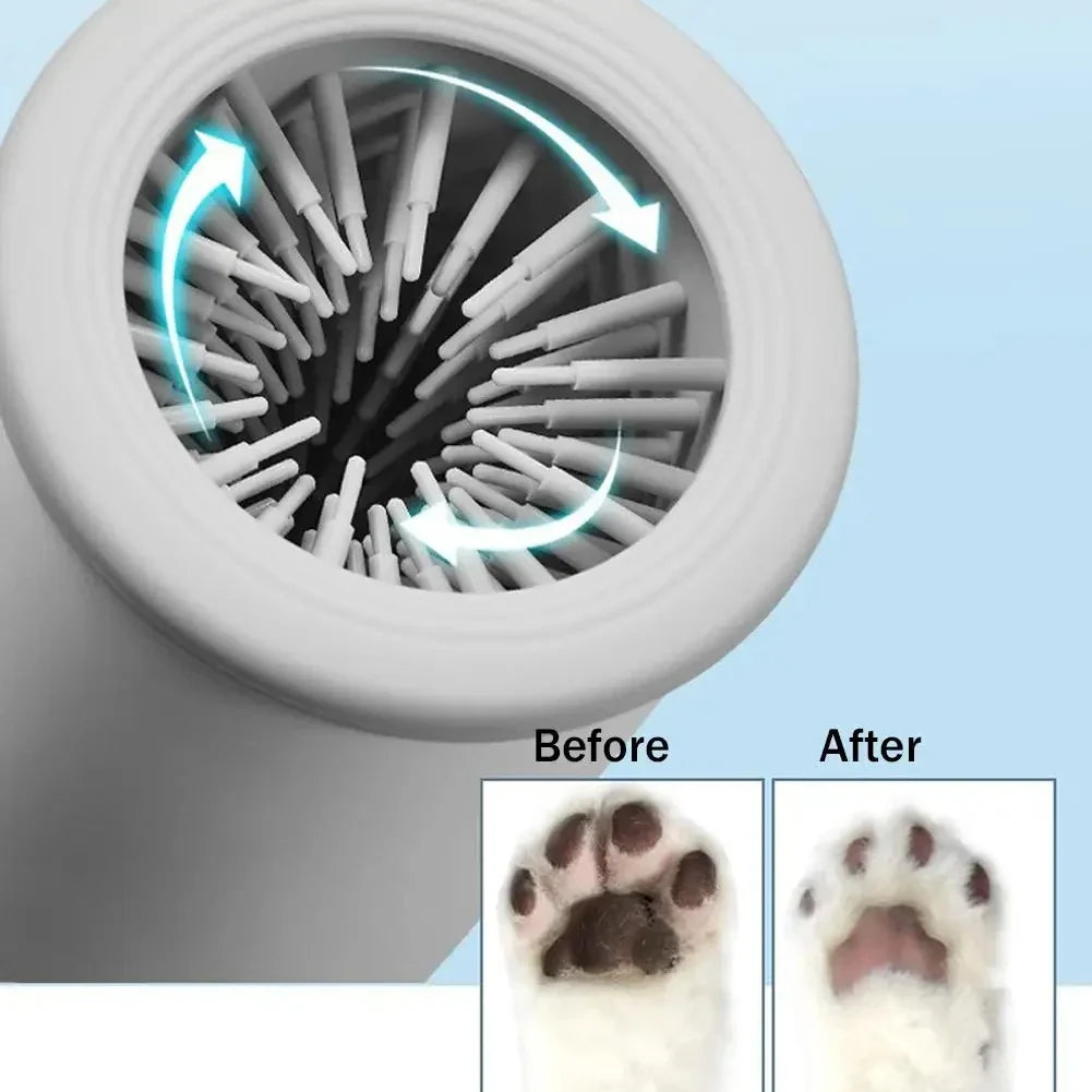 Electric Automatic Dog Paw Cleaner Cup | USB Rechargeable