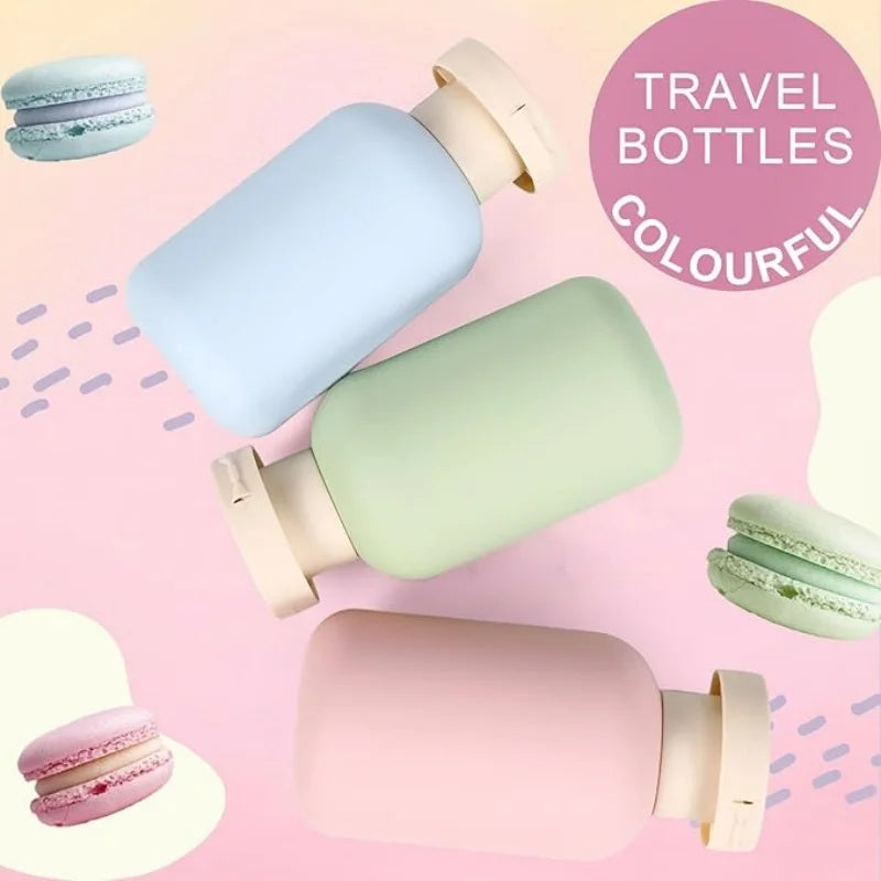 3-Pack Leak-Proof Refillable Travel Bottles | Flip Cap