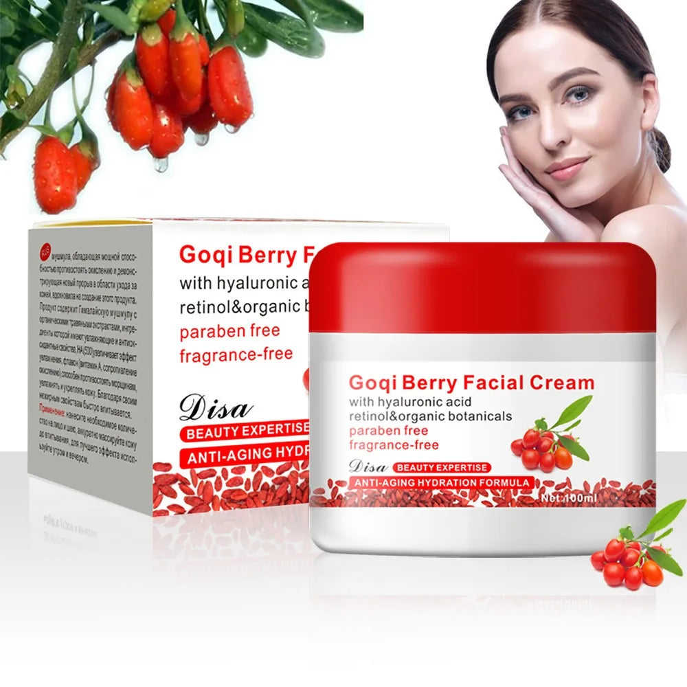 Wolfberry Goji Face Cream – Hyaluronic Acid Anti-Aging Moisturizer
